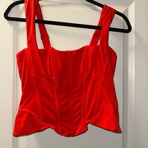 HAH Knock Out Top - Size Large, Blood Orange